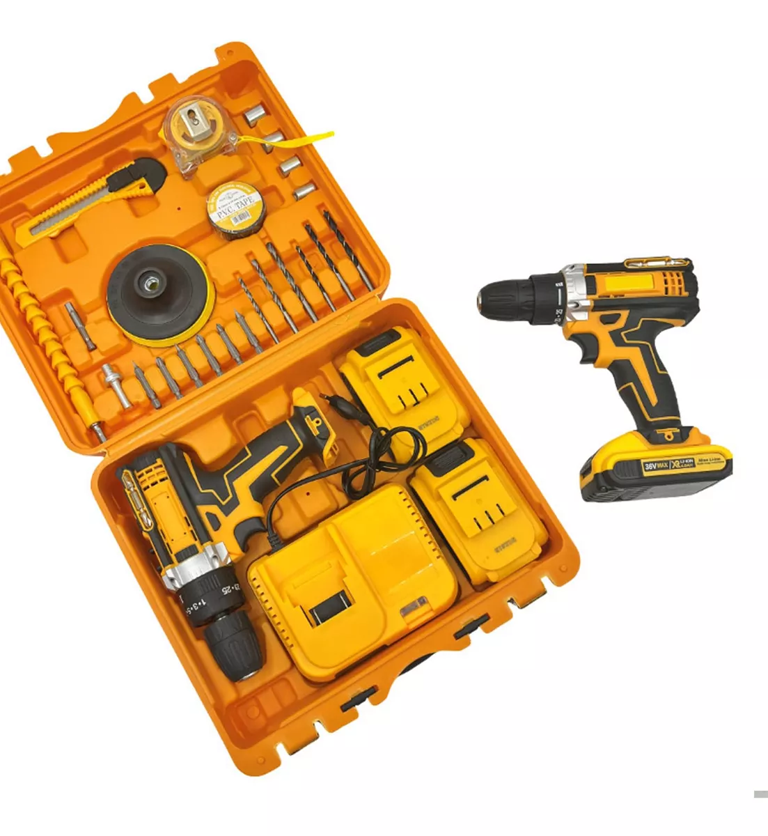 Miniatura 2 de SET DE TALADRO ELECTRICO PERCUTOR HE-017